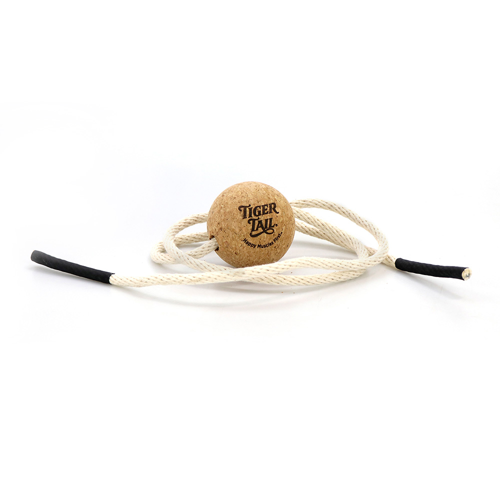 ReGreen Tiger Ball 2.6 Cork Massage-on-a-Rope