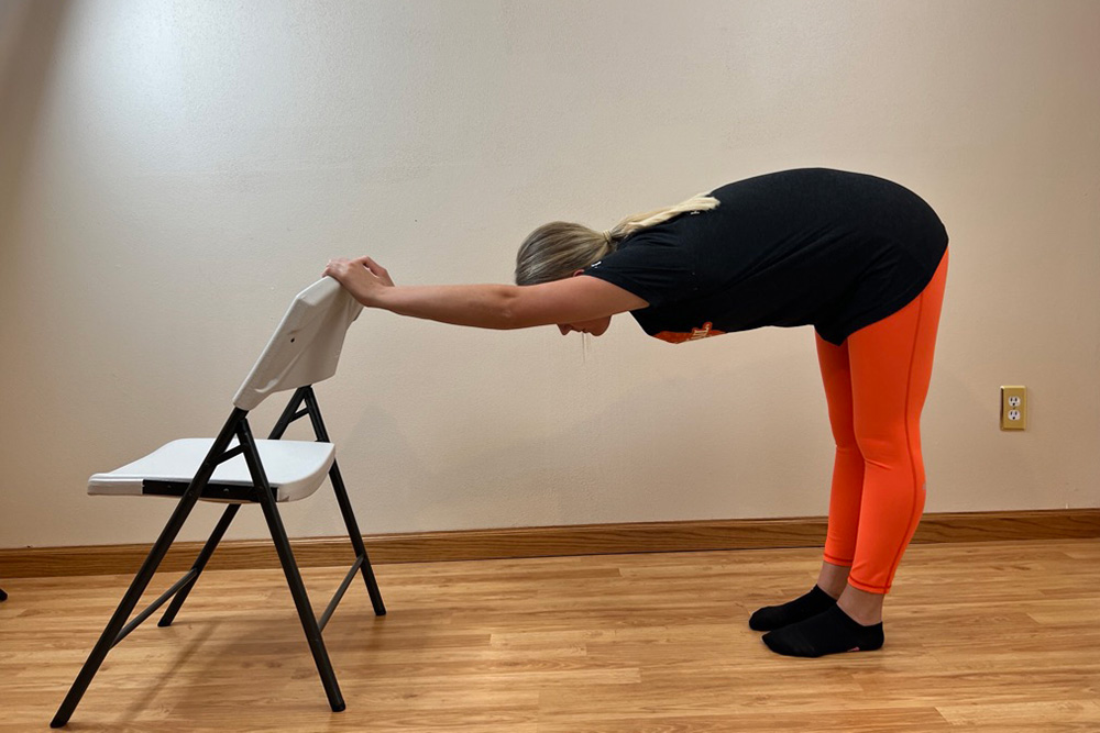 Low Back Stretch with Chair
