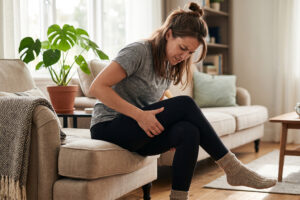 Inner thigh pain most often stems from adductor muscle tightness or a groin strain.